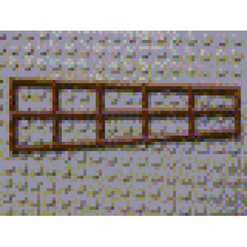 Деталь LEGO 6057 Boat, Mast Rigging Short 16 x 5 - Reddish Brown