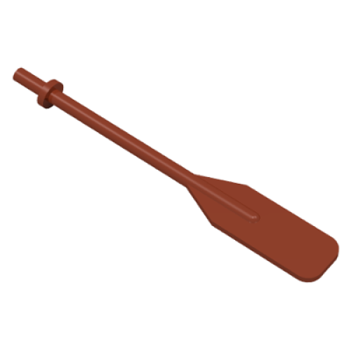Деталь LEGO 4794b Boat, Oar with Bar Handle - Reddish Brown