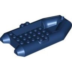 Boat, Rubber Raft 12 x 6 x 2 - Dark Blue