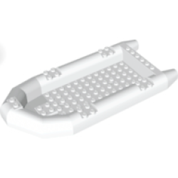 Boat, Rubber Raft, Large - White