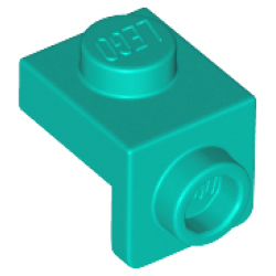 Bracket 1 x 1 - 1 x 1 - Dark Turquoise