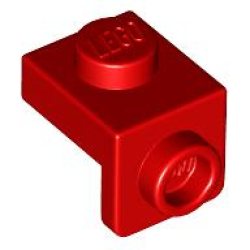 Bracket 1 x 1 - 1 x 1 - Red