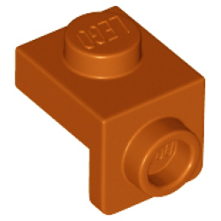 Bracket 1 x 1 - 1 x 1 - Dark Orange