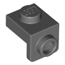 Bracket 1 x 1 - 1 x 1 - Dark Bluish Gray