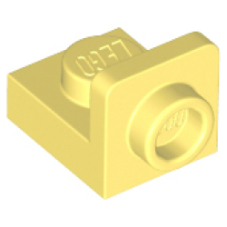 Bracket 1 x 1 - 1 x 1 Inverted - Bright Light Yellow