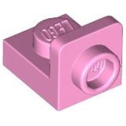 Bracket 1 x 1 - 1 x 1 Inverted - Bright Pink