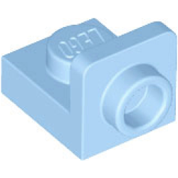 Bracket 1 x 1 - 1 x 1 Inverted - Bright Light Blue