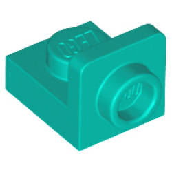 Bracket 1 x 1 - 1 x 1 Inverted - Dark Turquoise