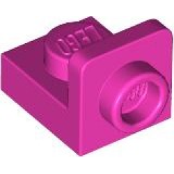 Bracket 1 x 1 - 1 x 1 Inverted - Dark Pink