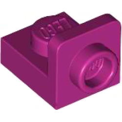 Bracket 1 x 1 - 1 x 1 Inverted - Magenta