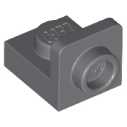 Bracket 1 x 1 - 1 x 1 Inverted - Dark Bluish Gray