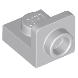 Bracket 1 x 1 - 1 x 1 Inverted - Light Bluish Gray