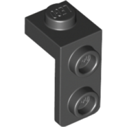 Bracket 1 x 1 - 1 x 2 - Black
