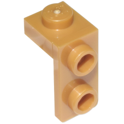 Bracket 1 x 1 - 1 x 2 - Pearl Gold