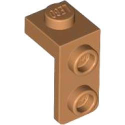 Bracket 1 x 1 - 1 x 2 - Medium Nougat