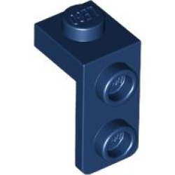 Bracket 1 x 1 - 1 x 2 - Dark Blue