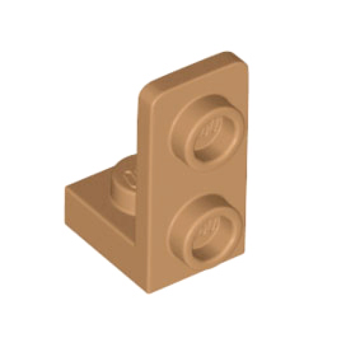 Деталь LEGO 73825 Bracket 1 x 1 - 1 x 2 Inverted - Medium Nougat