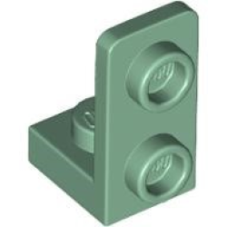 Bracket 1 x 1 - 1 x 2 Inverted - Sand Green