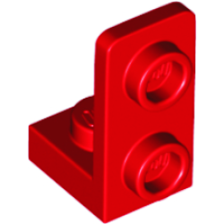 Bracket 1 x 1 - 1 x 2 Inverted - Red