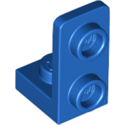 Bracket 1 x 1 - 1 x 2 Inverted - Blue