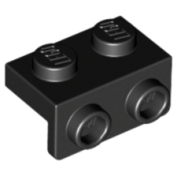 Bracket 1 x 2 - 1 x 2 - Black
