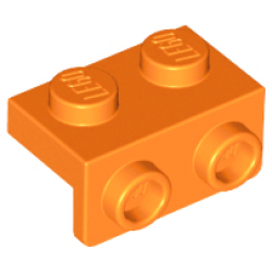 Bracket 1 x 2 - 1 x 2 - Orange