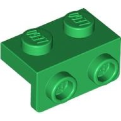 Bracket 1 x 2 - 1 x 2 - Green