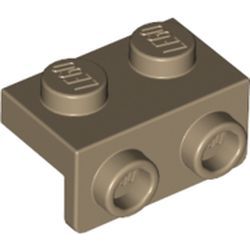Bracket 1 x 2 - 1 x 2 - Dark Tan