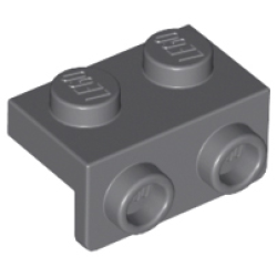 Bracket 1 x 2 - 1 x 2 - Dark Bluish Gray