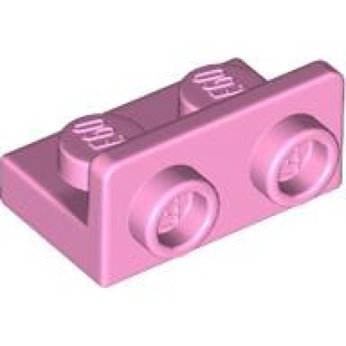 Деталь LEGO 99780 Bracket 1 x 2 - 1 x 2 Inverted - Bright Pink