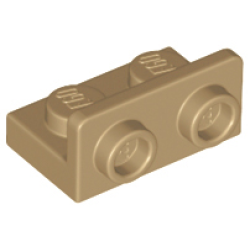 Bracket 1 x 2 - 1 x 2 Inverted - Dark Tan