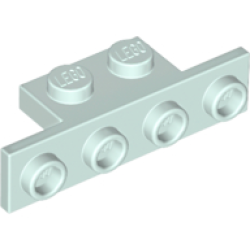 Bracket 1 x 2 - 1 x 4 - Light Aqua