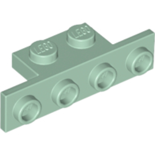 Деталь LEGO 2436 Bracket 1 x 2 - 1 x 4 - Sand Green