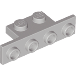 Bracket 1 x 2 - 1 x 4 - Light Gray