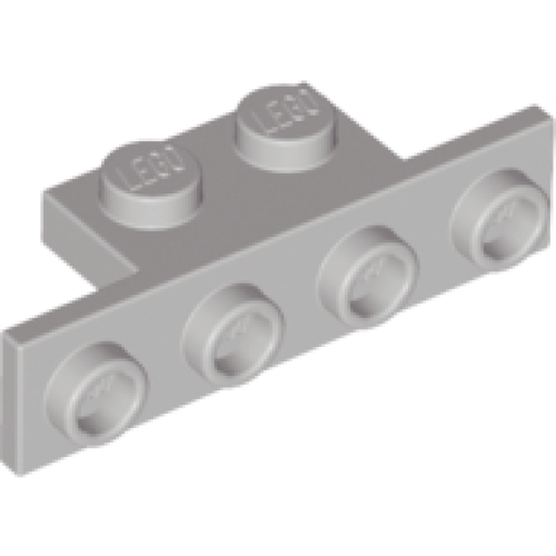 Деталь LEGO 2436 Bracket 1 x 2 - 1 x 4 - Light Gray