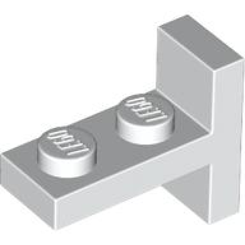 Деталь LEGO 4585 Bracket 1 x 2 - 2 x 1 Centered - White