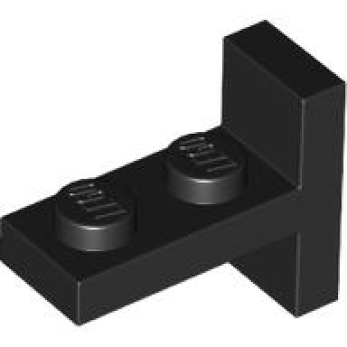 Деталь LEGO 4585 Bracket 1 x 2 - 2 x 1 Centered - Black