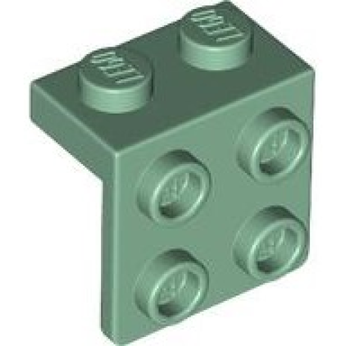 Деталь LEGO 44728 Bracket 1 x 2 - 2 x 2 - Sand Green