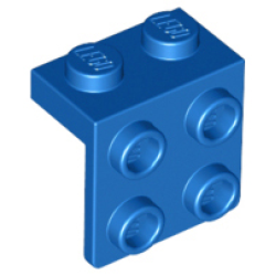 Bracket 1 x 2 - 2 x 2 - Blue