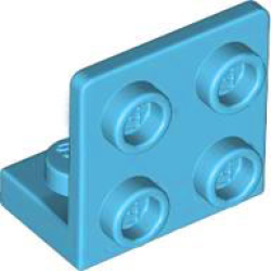 Bracket 1 x 2 - 2 x 2 Inverted - Medium Azure