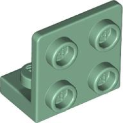 Bracket 1 x 2 - 2 x 2 Inverted - Sand Green