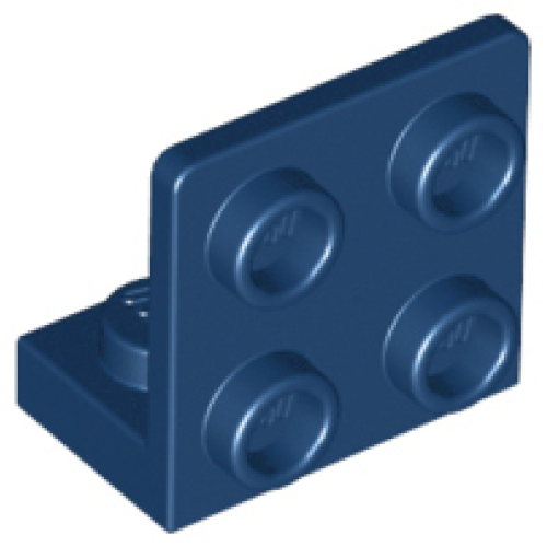 Деталь LEGO 99207 Bracket 1 x 2 - 2 x 2 Inverted - Dark Blue