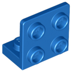 Bracket 1 x 2 - 2 x 2 Inverted - Blue