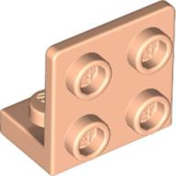 Bracket 1 x 2 - 2 x 2 Inverted - Light Nougat