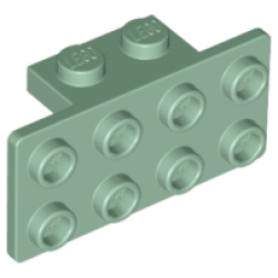 Bracket 1 x 2 - 2 x 4 - Sand Green
