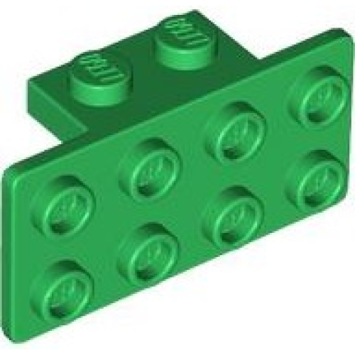 Деталь LEGO 93274 Bracket 1 x 2 - 2 x 4 - Green