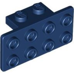 Bracket 1 x 2 - 2 x 4 - Dark Blue