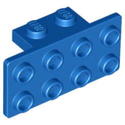 Bracket 1 x 2 - 2 x 4 - Blue