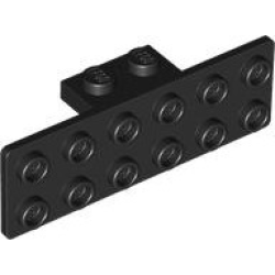 Bracket 1 x 2 - 2 x 6 - Black