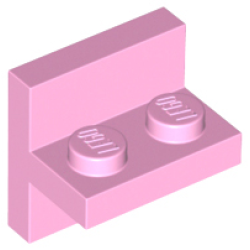 Bracket 2 x 2 - 1 x 2 Centered - Bright Pink